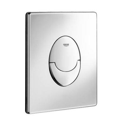 GROHE 42304000 - Plaque de commande SKATE AIR 156 × 197 mm chrome brillant