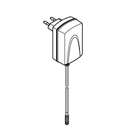 GROHE 42388000 - Zwarte netadapter