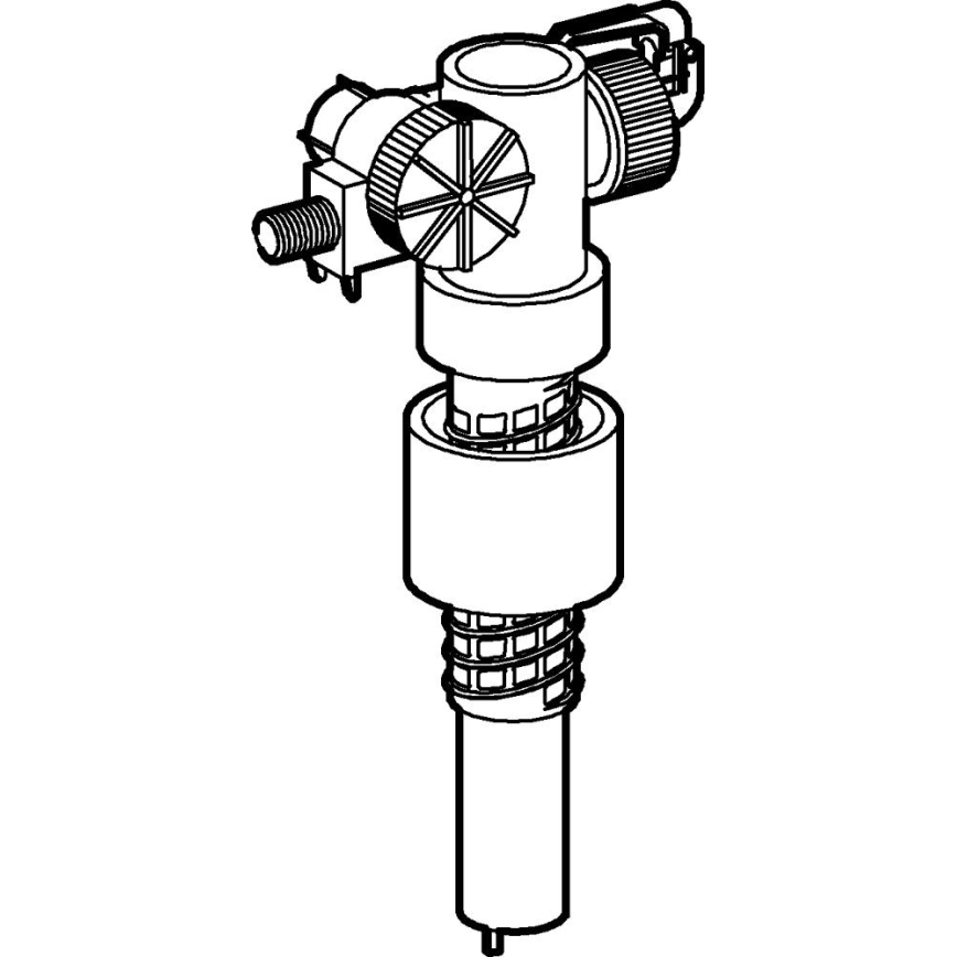 GROHE 43537000 - Vulventiel, glanzend chroom