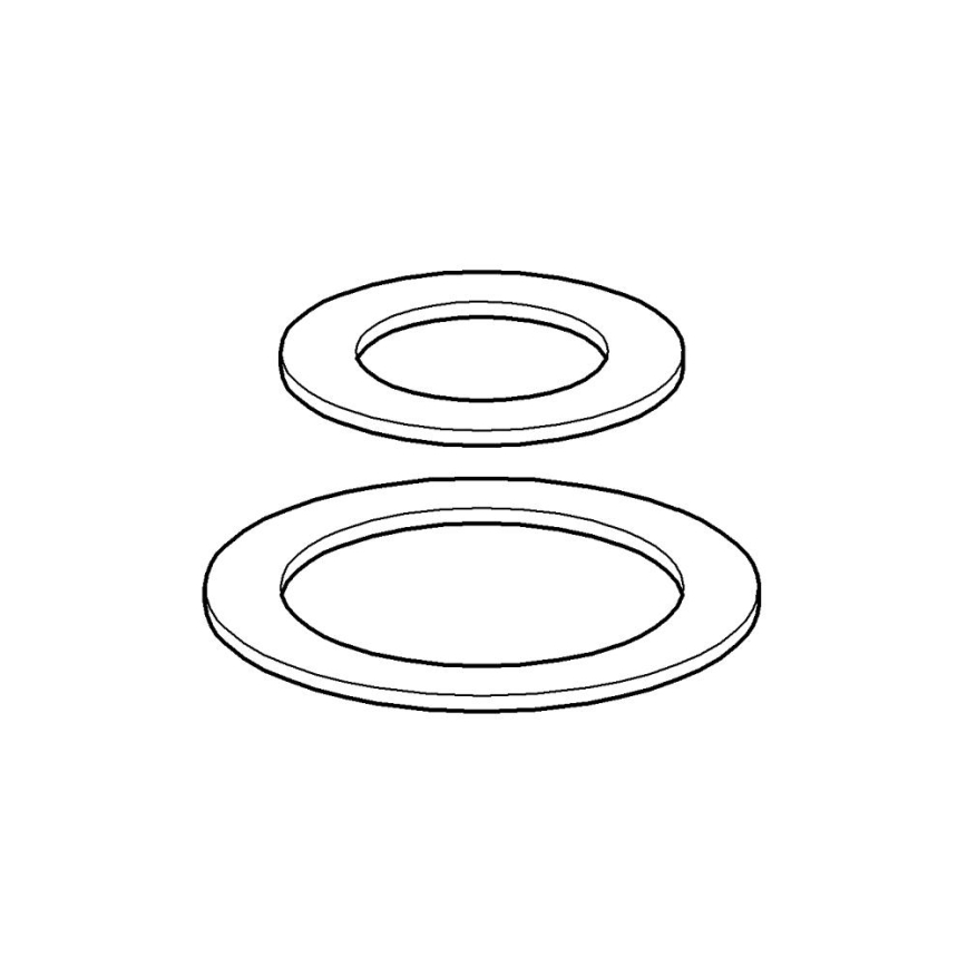 GROHE 43808000 - Joint d'étanchéité pour piston de vidage, noir