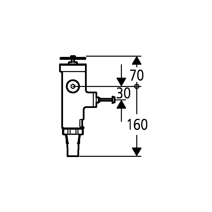 GROHE 43996000 - Drukspoelventiel RONDO 3”