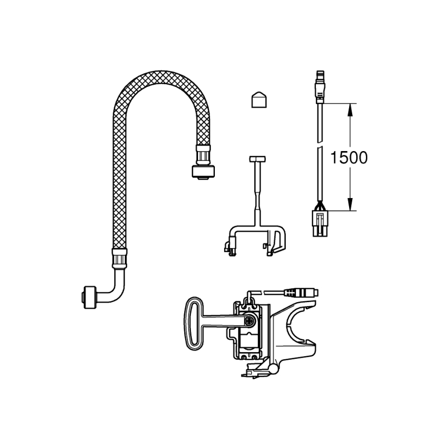 GROHE 46944001 - Installatieset SENSIA ARENA wit