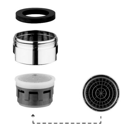 GROHE 48159000 - Beluchter M 24 × 1 glanzend chroom