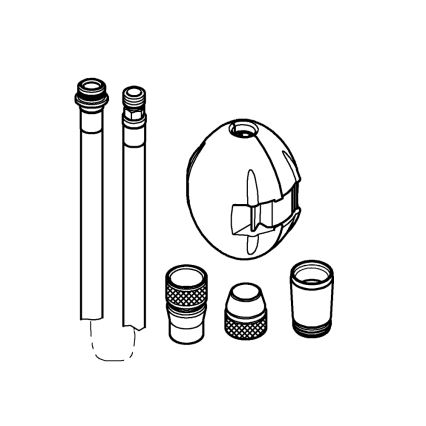 GROHE 48293000 - Universele doucheslang 1425 mm, glanzend chroom