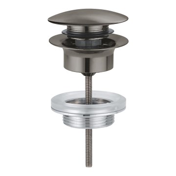 GROHE 65807AL0 - Afvoerset voor wastafels met overloop, grafiet