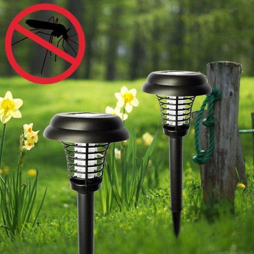 Grundig 12217 - Lampe solaire et zappeur d'insectes LED/1xAA 600 mAh