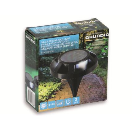 Grundig 12338 - LED Solar lamp 3xLED/1xAAA