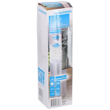 Grundig 14 - LED zonne-lamp met bewegings- en schemersensor LED 1xAAA 600 mAh IP44