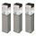 Grundig 90048 - SET van 3x LED Zonnelampen/5,5x28cm 1xAAA 600 mAh
