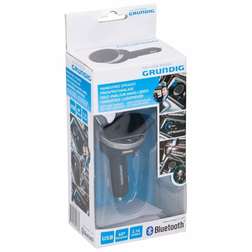 Grundig - Bluetooth Luidspreker met opladen via USB auto-ontsteking