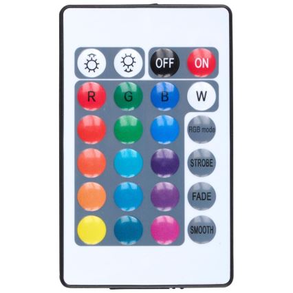 Grundig - Dimbare LED RGBW vloerlamp LED/10W/5V zwart + afstandsbediening