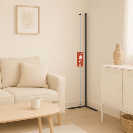 Grundig - Dimbare LED RGBW vloerlamp LED/6W/230V + afstandsbediening