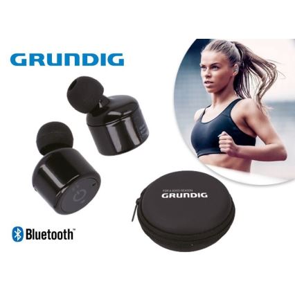Grundig - Ecouteurs sans fil Bluetooth noir
