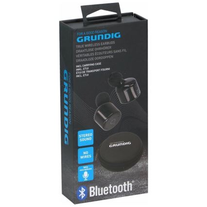 Grundig - Ecouteurs sans fil Bluetooth noir