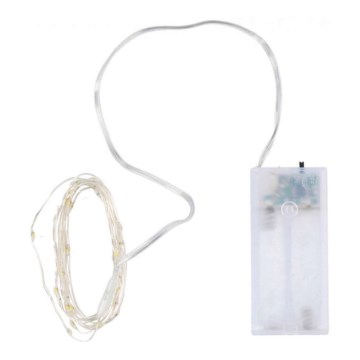 Grundig - Guirlande décorative LED 2,25m 40xLED/2xAA