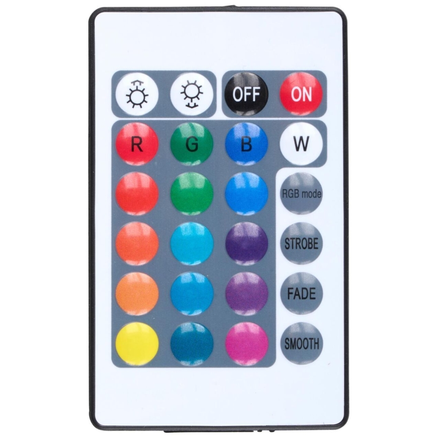 Grundig - Lampadaire LED RGBW dimmable LED/10W/5V noir + télécommande