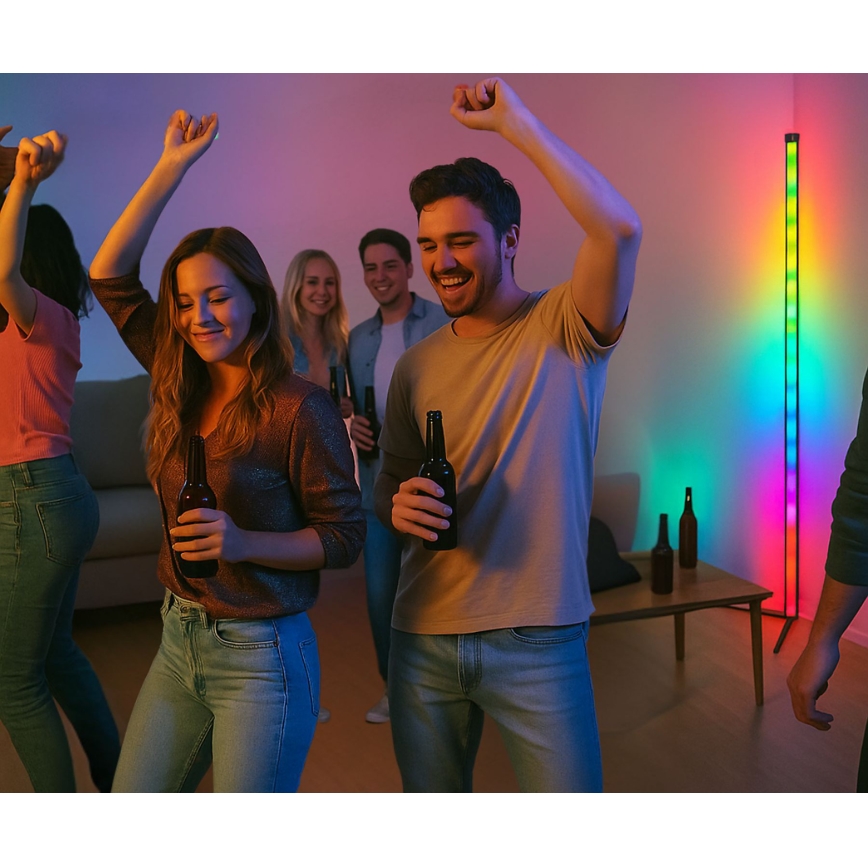 Grundig - Lampadaire LED RGBW dimmable LED/6W/230V + télécommande