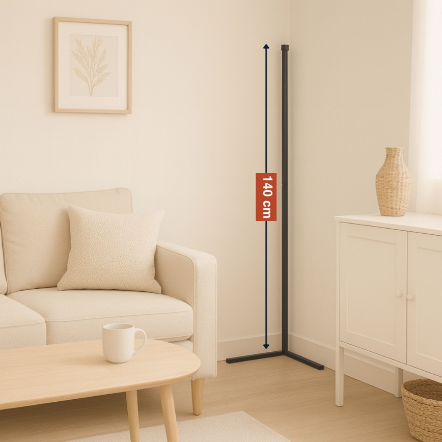 Grundig - Lampadaire LED RGBW dimmable LED/6W/230V + télécommande