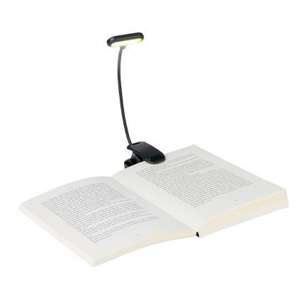 Grundig - LED oplaadbare bureaulamp met klem LED/5V 400 mAh zwart