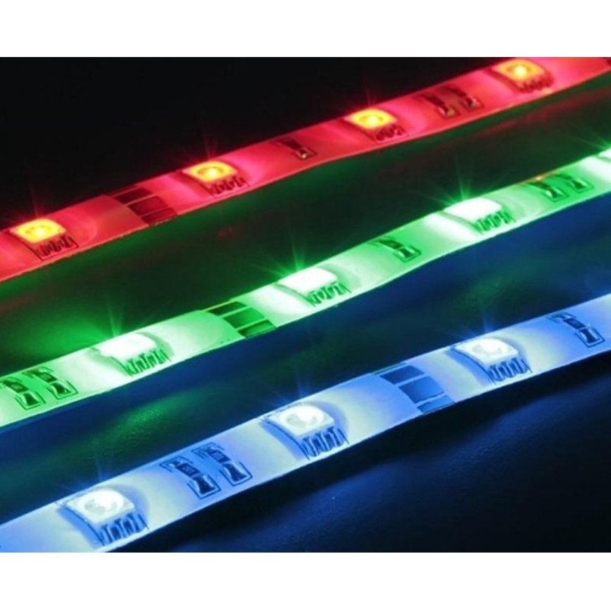 Grundig - LED RGB dimbare strip 5m LED/24W/230V + afstandsbediening IP44