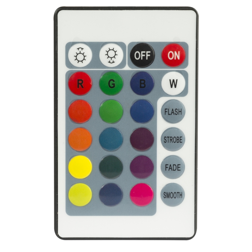 Grundig - LED RGB dimbare strip 5m LED/24W/230V + afstandsbediening IP44