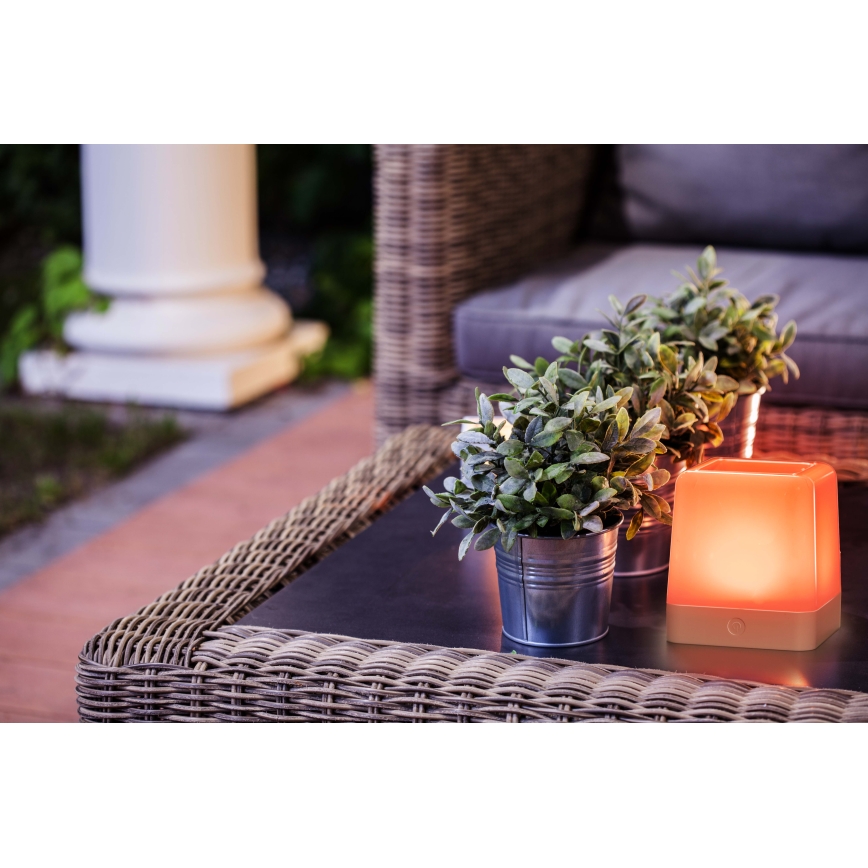 Grundig - LED RGB Solar lamp LED/3,7V