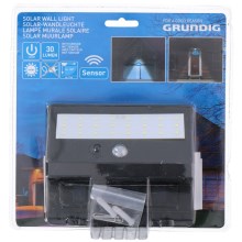 Grundig - LED Solar lamp met sensor 1xLED/0,25W/1xAA