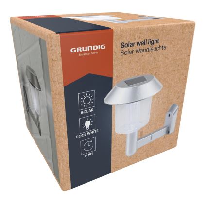 Grundig - LED Solar wandlamp LED/1,2V