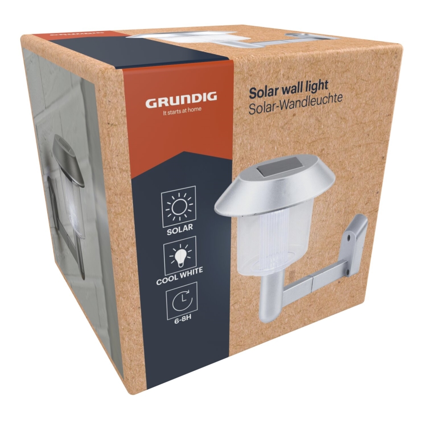 Grundig - LED Solar wandlamp LED/1,2V