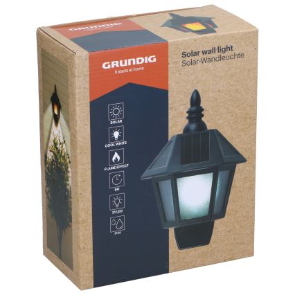 Grundig - LED Solar wandlamp LED/1,2V IP44