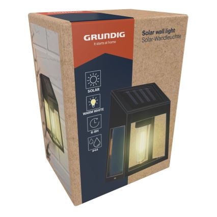 Grundig - LED Solar wandlamp LED/1,2V IP44