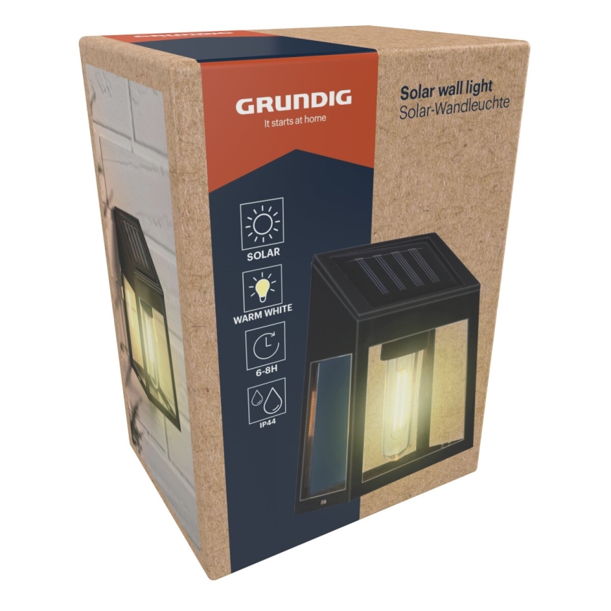 Grundig - LED Solar wandlamp LED/1,2V IP44