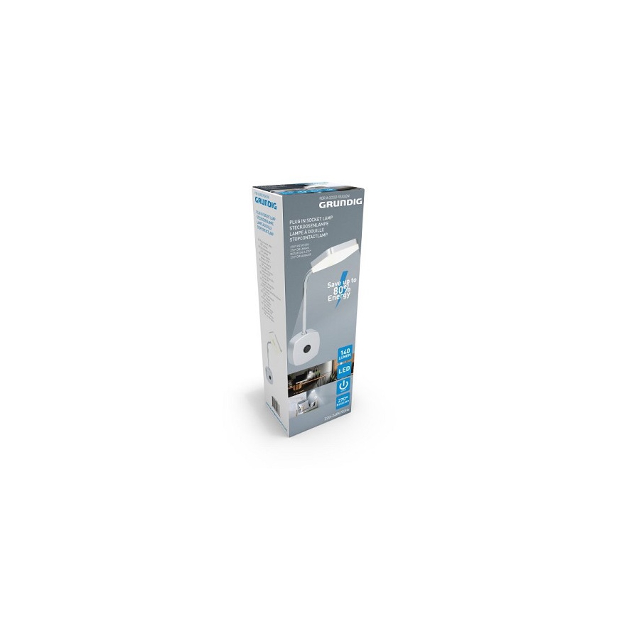 Grundig - LED Stekkerlamp LED/1,8W/230V