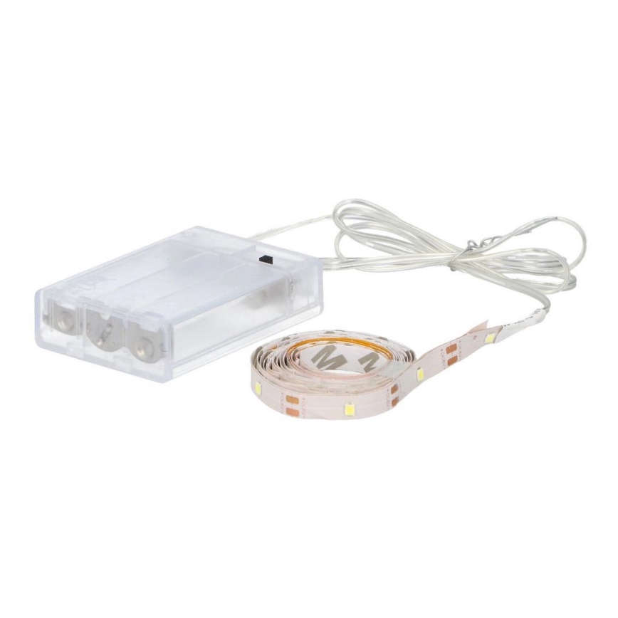 Grundig - LED Strip 2m LED/3xAA warm wit