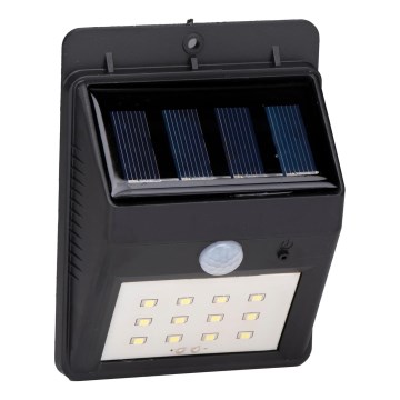 Grundig - LED-wandlamp op zonne-energie met bewegingssensor, LED/1,2V 600 mAh IP44