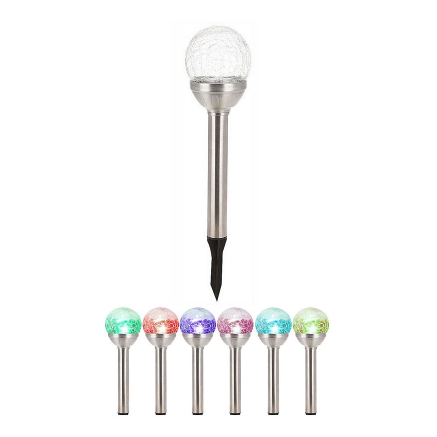 Grundig - LED Zonne-energie lamp 1xLED/1,2V 600 mAh multicolor