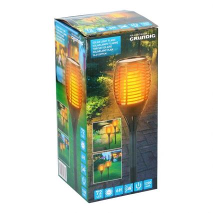Grundig - LED Zonne-energie lamp 30xLED/1,2V 600 mAh IP44