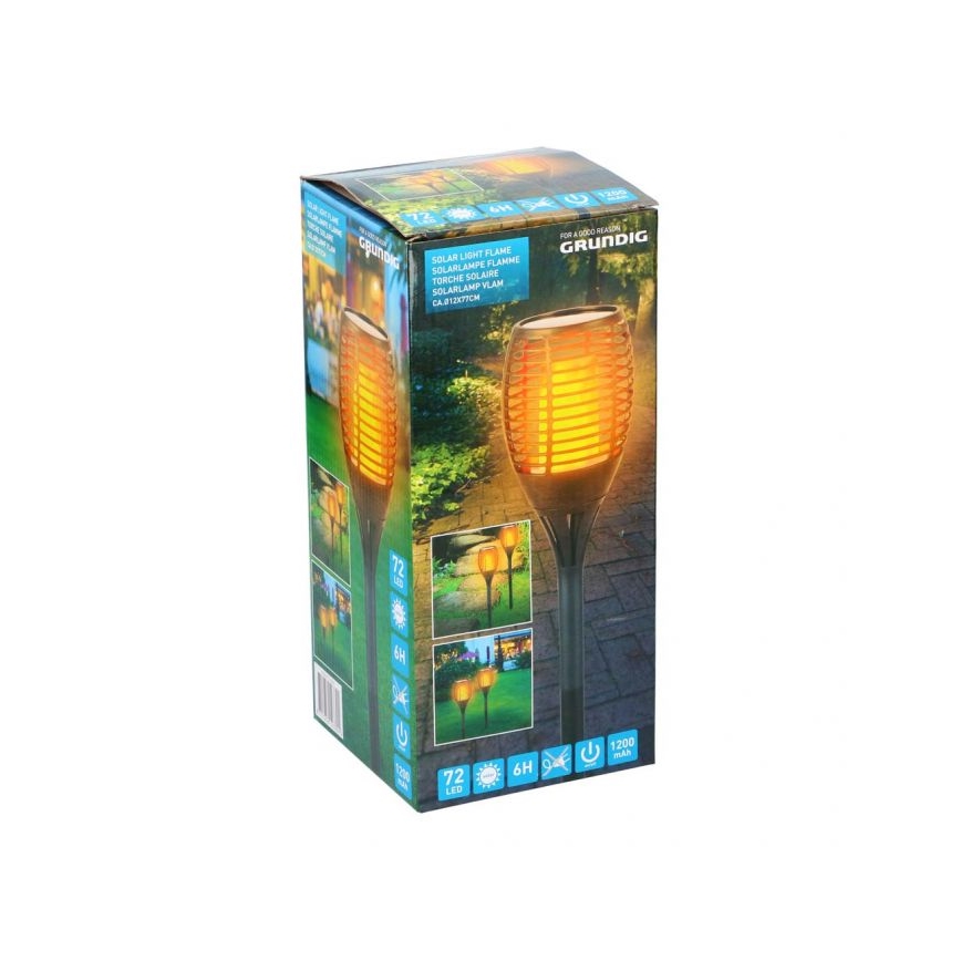 Grundig - LED Zonne-energie lamp 30xLED/1,2V 600 mAh IP44