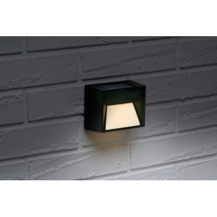 Grundig - LED zonne-wandlamp LED/3,7V 500 mAh IP44