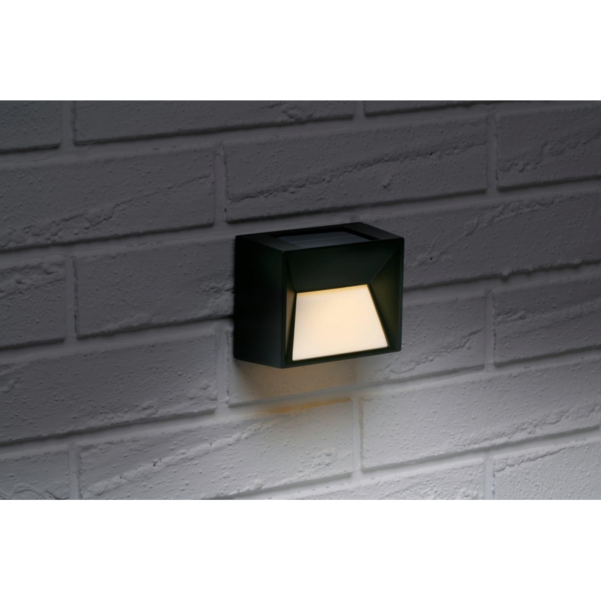 Grundig - LED zonne-wandlamp LED/3,7V 500 mAh IP44