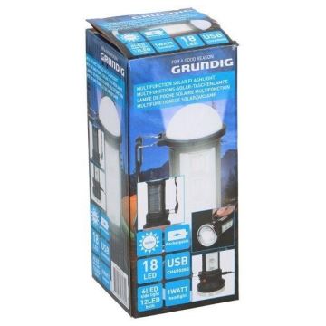 Grundig - Luminaire solaire LED/18W/5,5V
