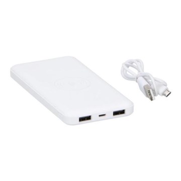 Grundig - Power Bank 8000 mAh/5V met draadloos opladen