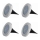 Grundig - SET van 4x LED Zonne-energie lamp LED/1W/1,2V 600 mAh IP65