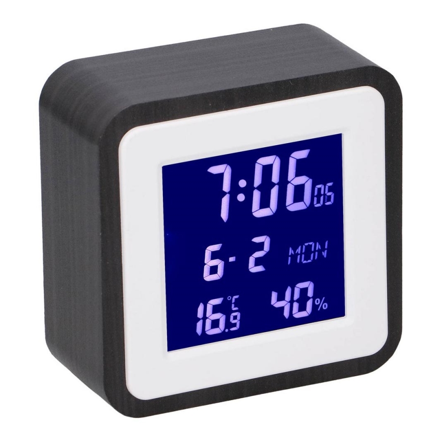 Grundig - Weerstation met LCD Scherm en Wekker 2xAA