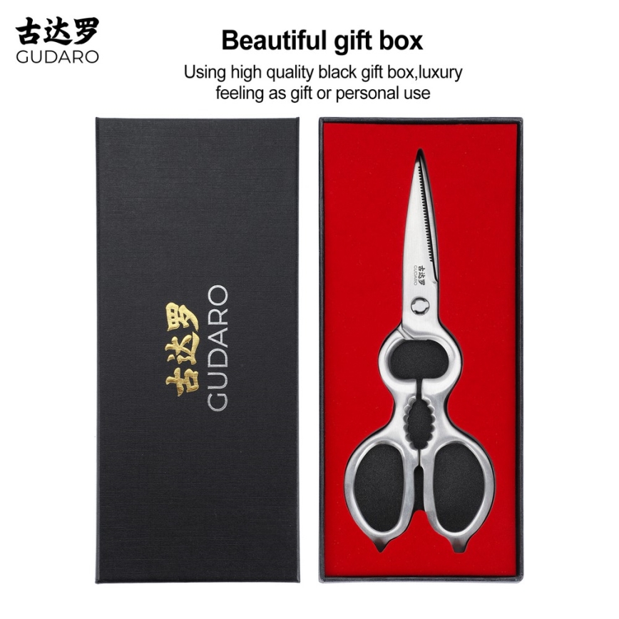 Gudaro - Ciseaux à volaille RONIN 20,6 cm en acier inoxydable