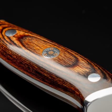 Gudaro - Couteau de chef damassé FENG 8, 67 couches d'acier, lame 20 cm