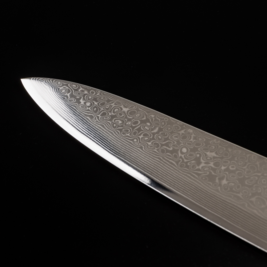 Gudaro - Couteau de chef damassé KENSHO 8, 67 couches d'acier, longueur 20 cm