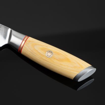 Gudaro - Couteau de cuisine damassé HIKARI 3,5, 67 couches d'acier, longueur 9,5 cm