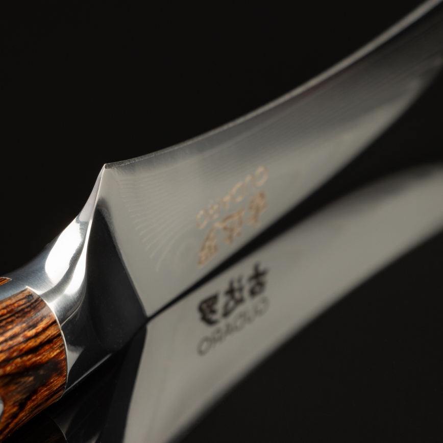 Gudaro -Damast fruitmes FENG 3,5, 67 lagen staal, lengte 9,5 cm