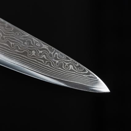 Gudaro - Damast keukenmes SHIRO 3,5, 67-laags staal, lengte 9,5 cm